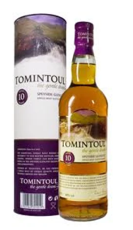 Tomintoul whisky 10 years 40&deg; 70cl