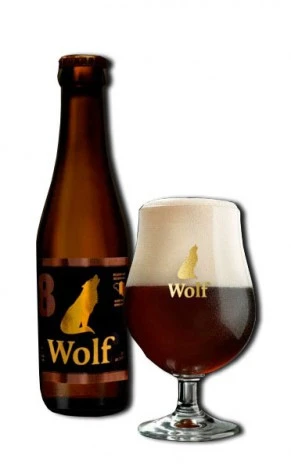Wolf 8&deg; bruin 24x33cl