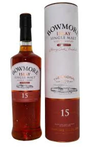 Bowmore whisky 15 Years 43&deg; 70cl