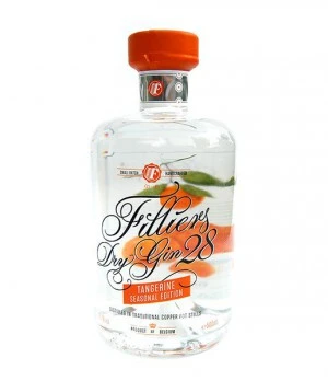 Filliers Tangerine gin 50cl+botanicals box