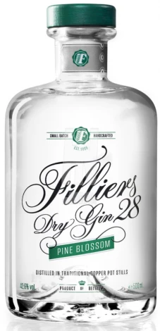 Filliers Pine Blossom gin 50cl + botanicals box
